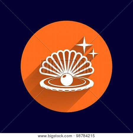 icon pearl isolated ball vector symbol element illustration