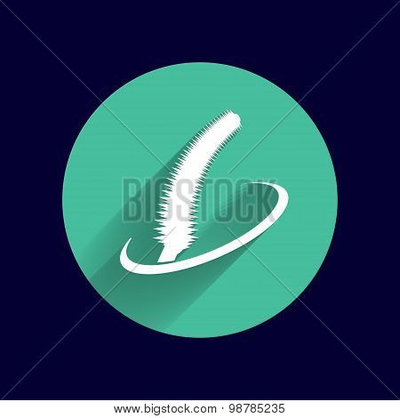 Watercolor illustration mascara Fashion Vector