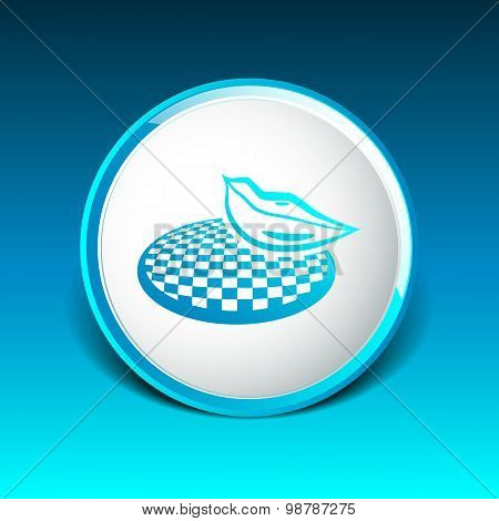 Ruby vector lips white area transparent.
