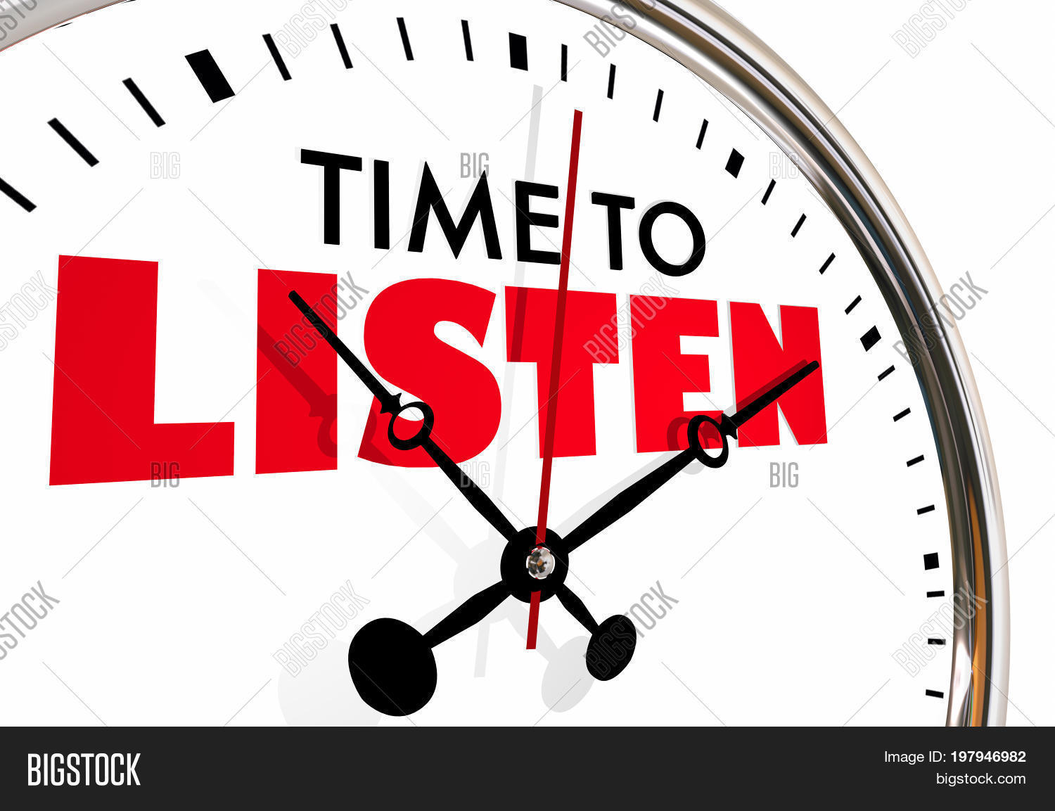 Time Listen Pay Image & Photo (Free Trial) Bigstock