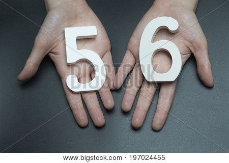 To Female Hands The Number Fifty-six.