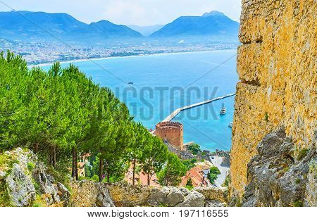 The Slopes Of Alanya Castle Hill