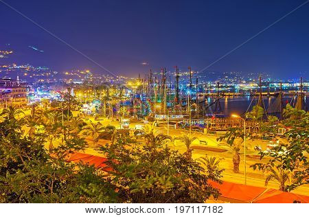 The Ships In Alanya Port