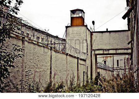 View on whatchtower of prison Patarei in Tallinn - Estonia