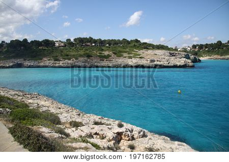 Mallorca, Baleric islands. Vacations on Cala Mandia beach