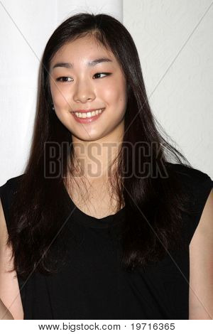 LOS ANGELES - szeptember 7: Yuna Kim sajtótájékoztatón a 