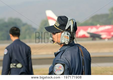 Technical Team  Of L-39 Albatros Of Royal Thai Air Force.