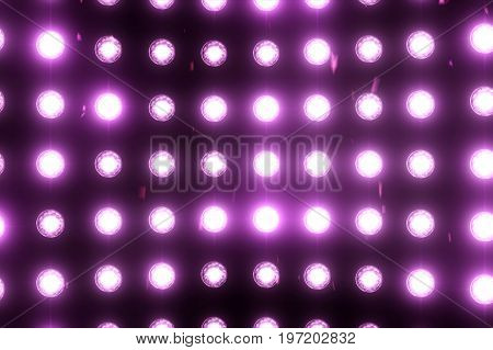 Flash Lights Disco Wall. Computer Generated Absrtact Background