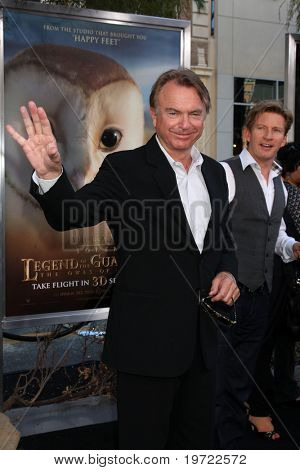 LOS ANGELES - SEP 19: Sam Neill ankommer til Sagnet om vogterne: den Owls af Ga'Hoole Premie