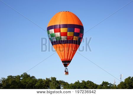 Hot Air Balloon at Balloonfest 2017, Howell, MI, USA