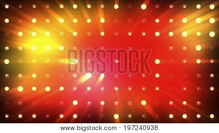 Bright Floods Of Orange Light Flash Very Brightly.