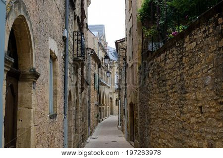 Alley in the village of Belves France