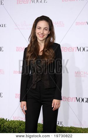 LOS ANGELES - 1 października: Brittany Curran przybędzie 8 Teen Vogue Young Hollywood Party - karp czerwony