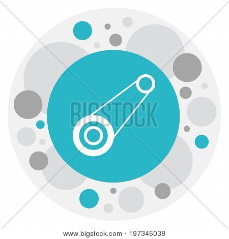 Vector Illustration Of Shipment Symbol On Wheel Icon