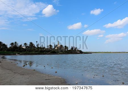Hala Sultan Tekke Mosque Near Larnaca, Cyprus