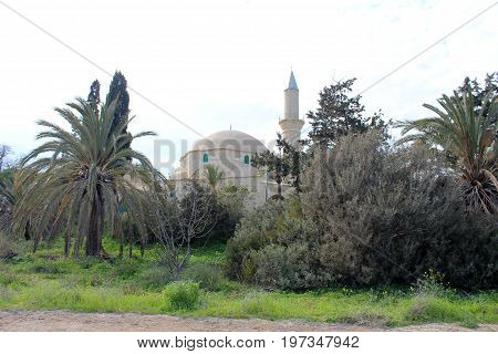 Hala Sultan Tekke Mosque Near Larnaca, Cyprus