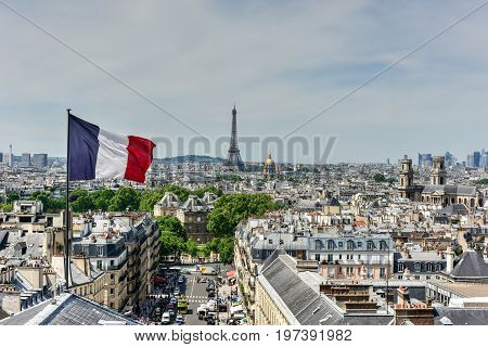 Paris, France Skyline