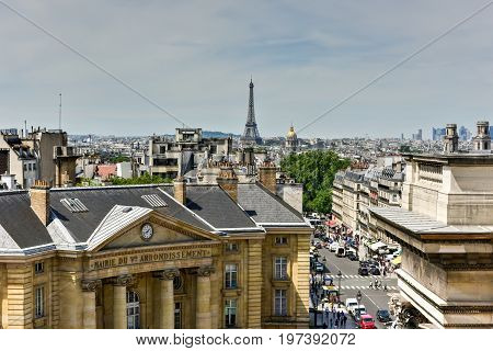 Paris, France Skyline