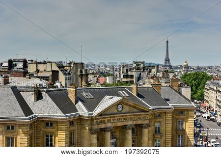 Paris, France Skyline