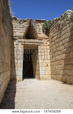 Entrance To The Agamemnon’s Tomb