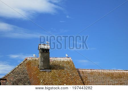 House In The Medieval Village Of Nernier, Haute-savoie France.