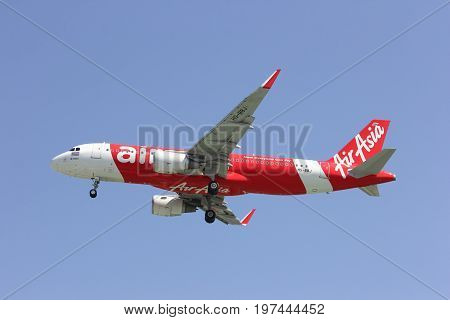 Hs-bbj Airbus A320-200 Of Thaiairasia.