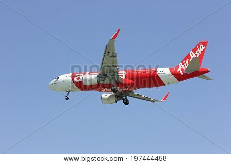 Hs-bbj Airbus A320-200 Of Thaiairasia.