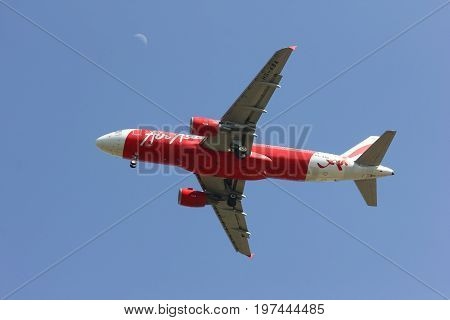 Hs-aba Airbus A320-200 Of Thaiairasia