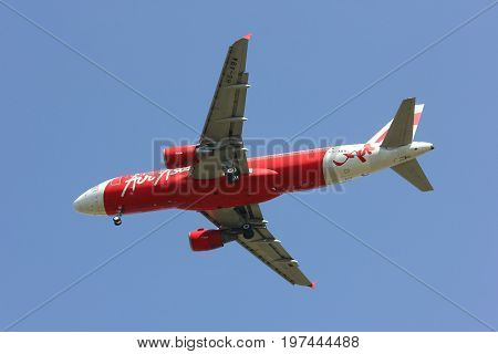 Hs-aba Airbus A320-200 Of Thaiairasia