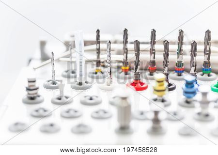 Tools for dental prosthetist set box drill