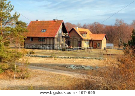 Idillyc landlige huse