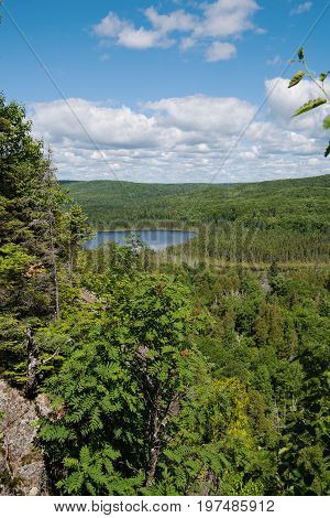 View from Oberg Mountain Tofte Townschip Minnesota