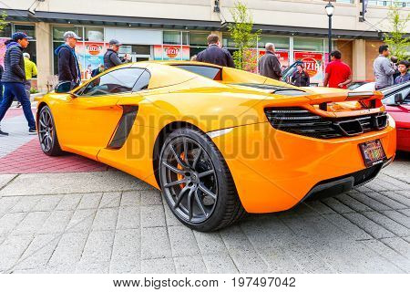 Redmond, Wa - April 29, 2017: Exotic Car Show At Redmond Town Center