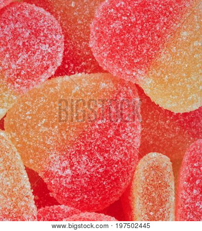 image of many Multicolor Fruit Jelly at day