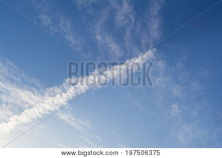 Unusual Cloud Formation: Cumulus Or Chemtrail?