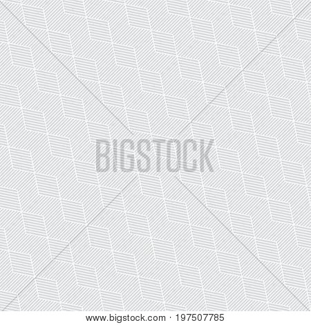 Seamless pattern. Classic abstract geometric background. Modern linear texture with thin lines. Regularly repeating geometrical tiled grid with striped rhombus diamond. Vector contemp design