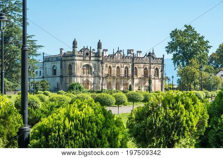 Dadiani Palace Located Inside A Park In Zugdidi, Georgia