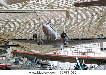 Seattle, Wa - April 8, 2017: A Space Museum In The Northwest United States - Museum Of Flight