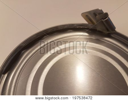 metal can with a military style manual can opener