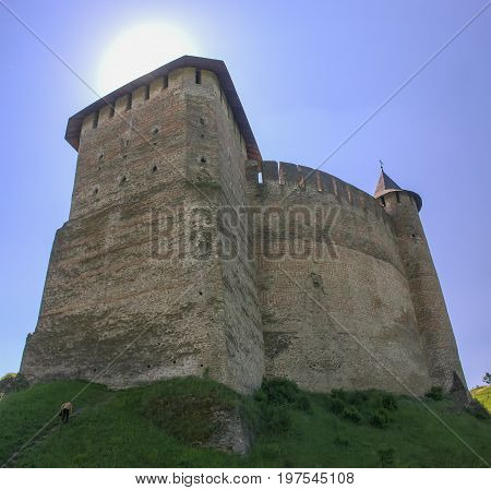 Hotyn fortress on the river Dniester, Ukraine