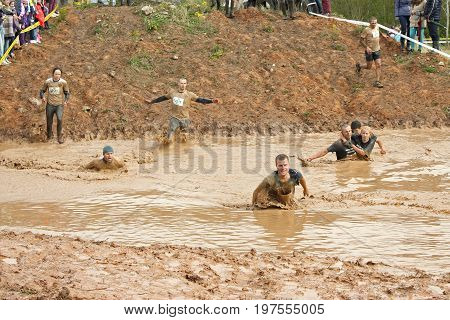 Cinevilla, Latvia - May 4th, 2014: Participants of the strong race 2014.
The Strong Race