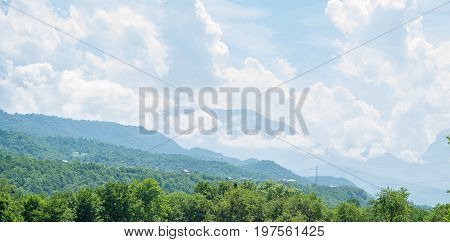Area Of Qusar. View On  Mountain Shahdag. Azerbaijan