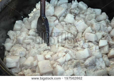 Cooking Lard From Pork Fat