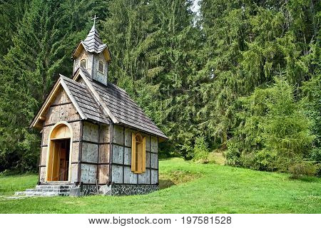 Forestry open-air museum with educational walk in Vydrovo - Forest chapel.