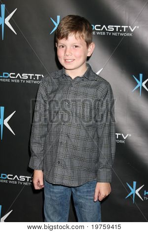 LOS ANGELES - DEC 14: Declan Beaty beachtet die 