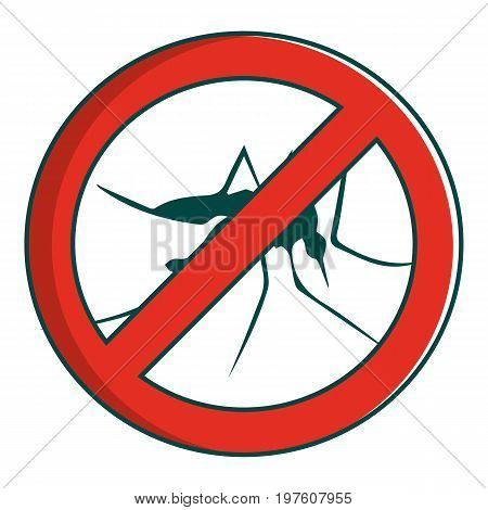 Mosquito icon. Cartoon illustration of mosquito vector icon for web design