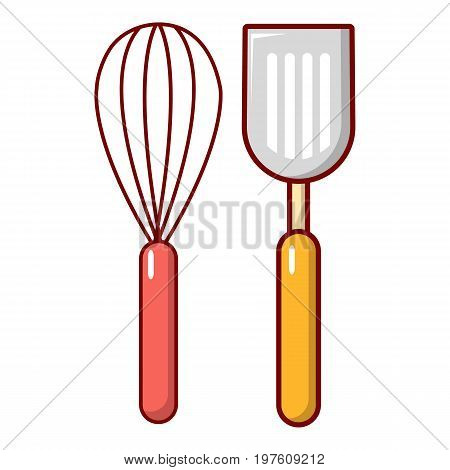 Cutlery bake icon. Cartoon illustration of cutlery bake vector icon for web design
