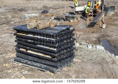 View Of The Drill Core Samples
