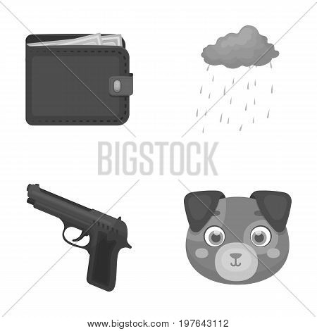 finances, weapon and other  icon in cartoon style.climate, animal icons in set collection.