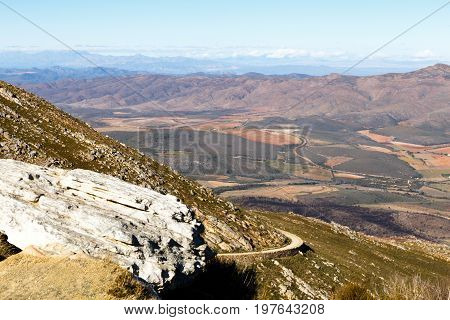 The Road Through The Mountains On The Swartberg